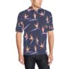 Bird Of Paradise Pattern Print Design Bop015 Men Polo Shirt