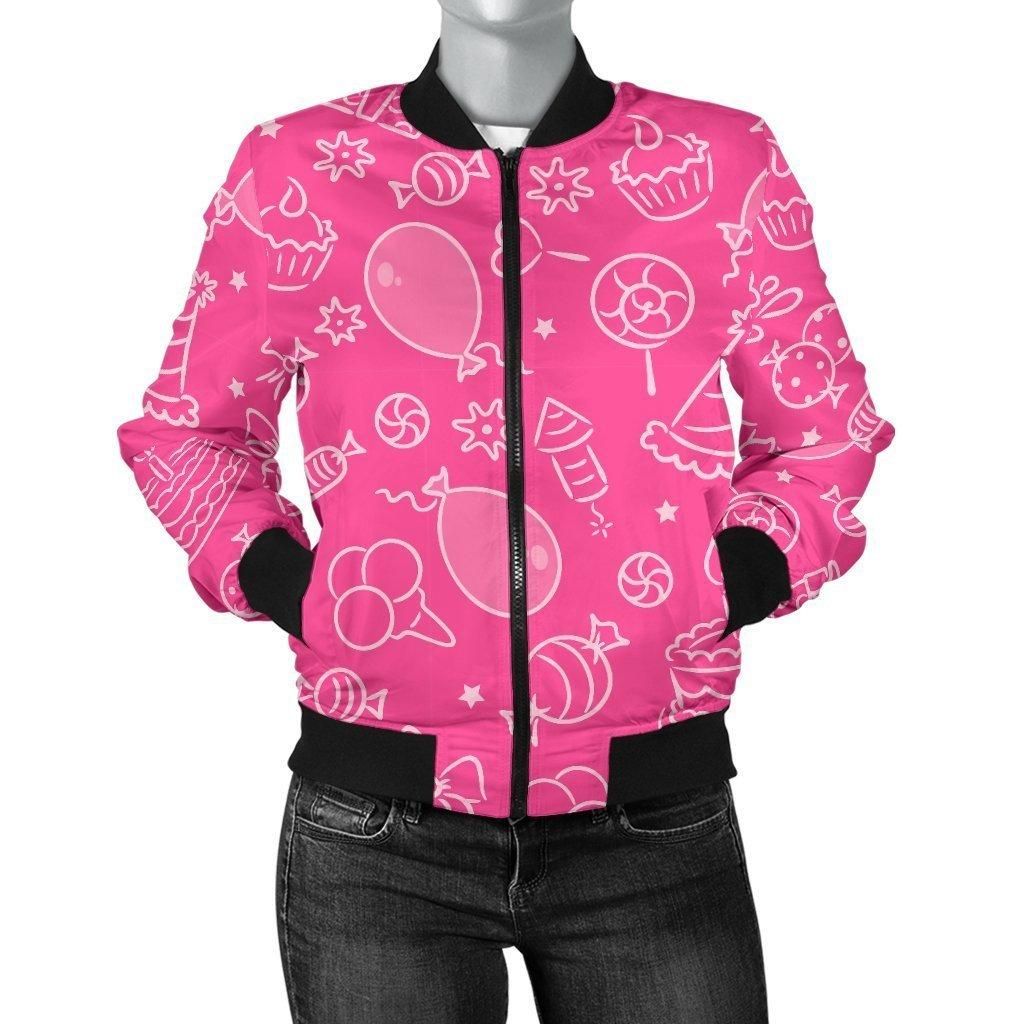 Birthday-Print-Pattern-Women-Casual-Bomber-Jacket-1