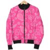 Birthday Print Pattern Women Casual Bomber Jacket