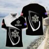 Bit20090104 Sol Taino Puerto Rico Flag Personalized Polo Shirt