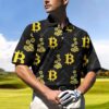 Bitcoin Mining Crypto Gold Money Business Men Polo Shirt #V