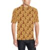 Bitcoin Pattern Print Design 02 Men Polo Shirt