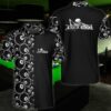 Black Dead Stroke Billiard Skull Polo Shirt