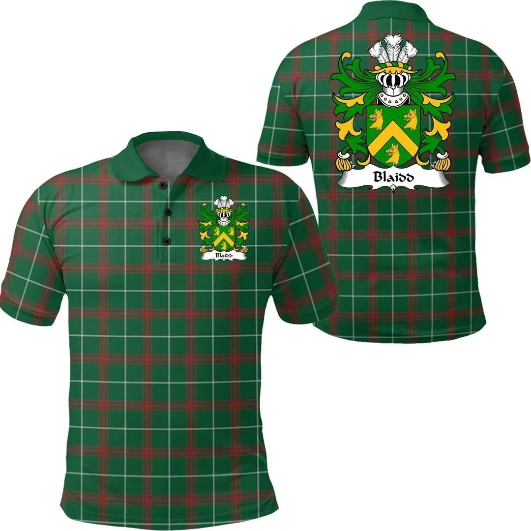 Blaidd (AB ELFARCH) Wales Polo Shirt - Welsh National Tartan A7 Blaidd (AB ELFARCH) Wales Polo Shirt - Welsh National Tartan A7