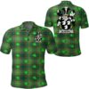 Blayney Ireland Polo Shirt - Irish National Plaid with Shamrock - Irish Family Crest A7