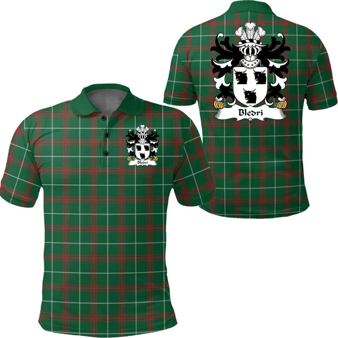 Bledri (AP CYDIFOR) Wales Polo Shirt - Welsh National Tartan A7 Bledri (AP CYDIFOR) Wales Polo Shirt - Welsh National Tartan A7