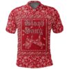 Blood Gang Bulldog Polo Shirt A31
