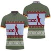 Boba Fett Nordic Christmas Knitting Pattern 3D Polo Shirt