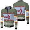Boba Fett Nordic Christmas Knitting Pattern 3D T Shirt Hoodie Sweater Jersey Bomber Jacket Model 525 Bomber Jacket