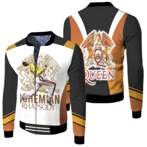 Bohemian Rhapsody Queen Freddie Mercury Play Music Legend Singer 3D Designed Allover Gift For Freddie Mercury Fans Bomber Jacket
