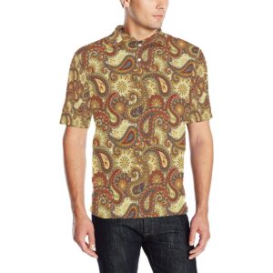Boho Pattern Print Design 08 Men Polo Shirt