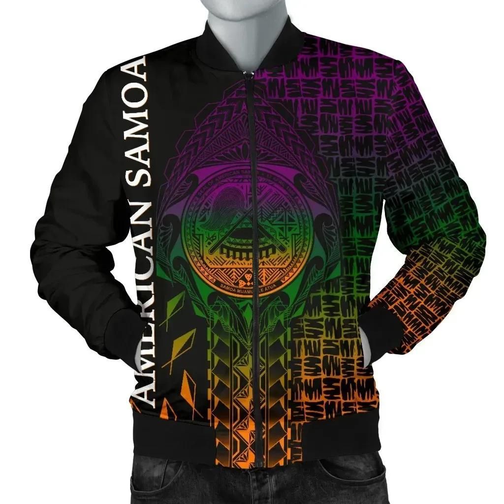 Bomber Jacket American Samoa - AS Seal Rocket Style - BN18 Bomber Jacket Bomber Jacket American Samoa - AS Seal Rocket Style - BN18 Bomber Jacket