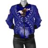 Bomber Jacket American Samoa Polynesian - American Samoa Flag with Polynesian Tattoo - BN18 Bomber Jacket