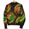 Bomber Jacket American Samoa Polynesian - Reggae Plumeria - BN11 Bomber Jacket