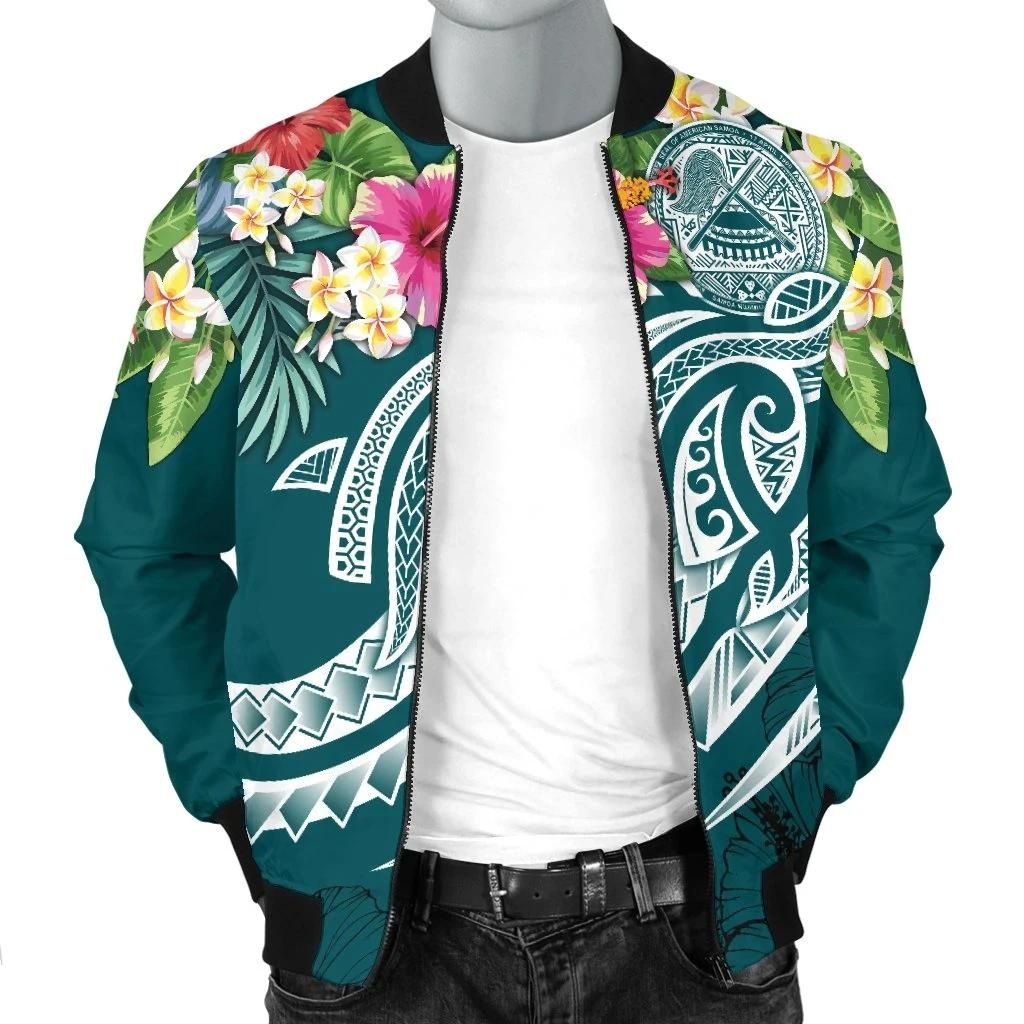 Bomber-Jacket-American-Samoa-Polynesian-Summer-Plumeria-BN15-Bomber-Jacket-2