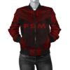 Bomber Jacket Federated States Of Micronesia Polynesian Chief - Red Version - Bn10 Bomber Jacket