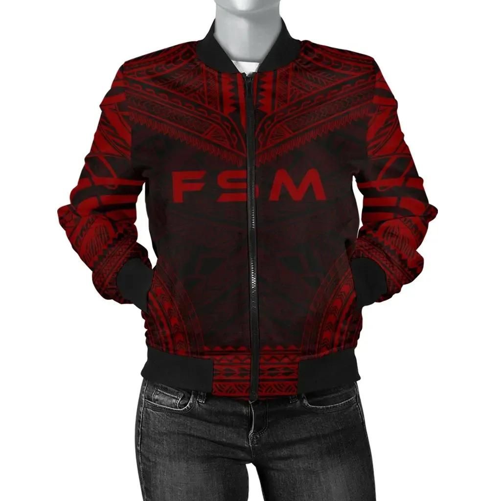 Bomber Jacket Federated States Of Micronesia Polynesian Chief - Red Version - Bn10 Bomber Jacket Bomber Jacket Federated States Of Micronesia Polynesian Chief - Red Version - Bn10 Bomber Jacket