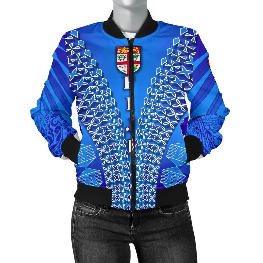 Bomber Jacket Fiji Drua WoTapa K8 Bomber Jacket Bomber Jacket Fiji Drua WoTapa K8 Bomber Jacket