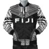 Bomber Jacket Fiji Polynesian Chief - Black Version - Bn10 Bomber Jacket