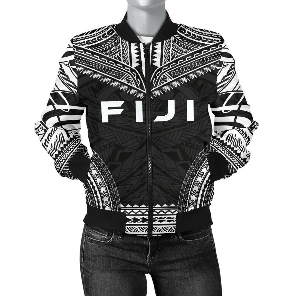 Bomber Jacket Fiji Polynesian Chief - Black Version - Bn10 Bomber Jacket Fiji Polynesian Chief - Black Version - Bn10