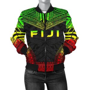 Bomber Jacket Fiji Polynesian Chief - Reggae Version - Bn10 Bomber Jacket