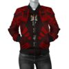 Bomber Jacket Fiji Polynesian Tattoo Red - BN0110 Bomber Jacket