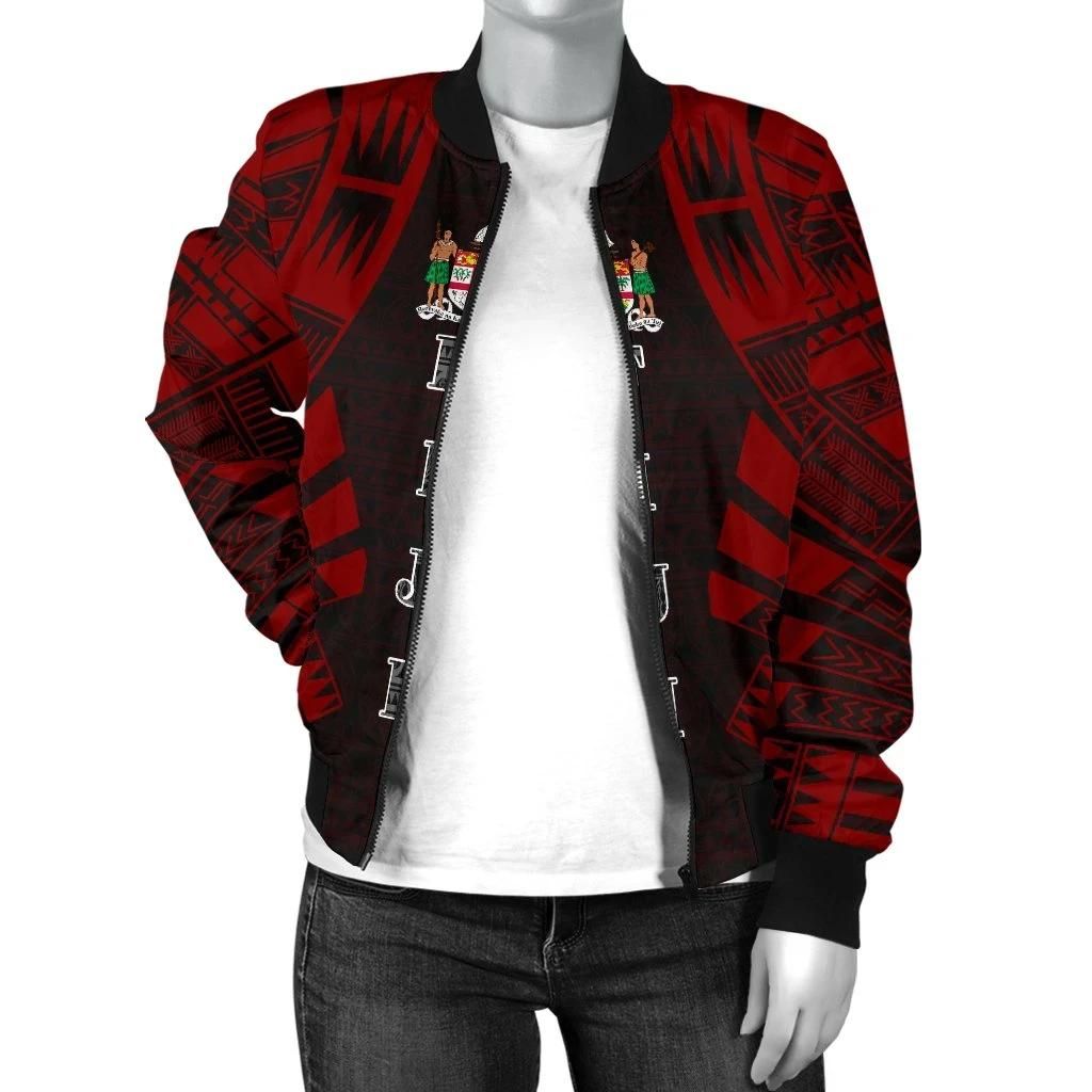 Bomber-Jacket-Fiji-Polynesian-Tattoo-Red-BN0110-Bomber-Jacket-2