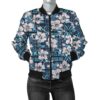 Bomber Jacket Fiji Tapa�����Hibiscus�����Blue�����A7 Bomber Jacket