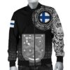 Bomber Jacket - Finland Coat Of Arms A31 Bomber Jacket