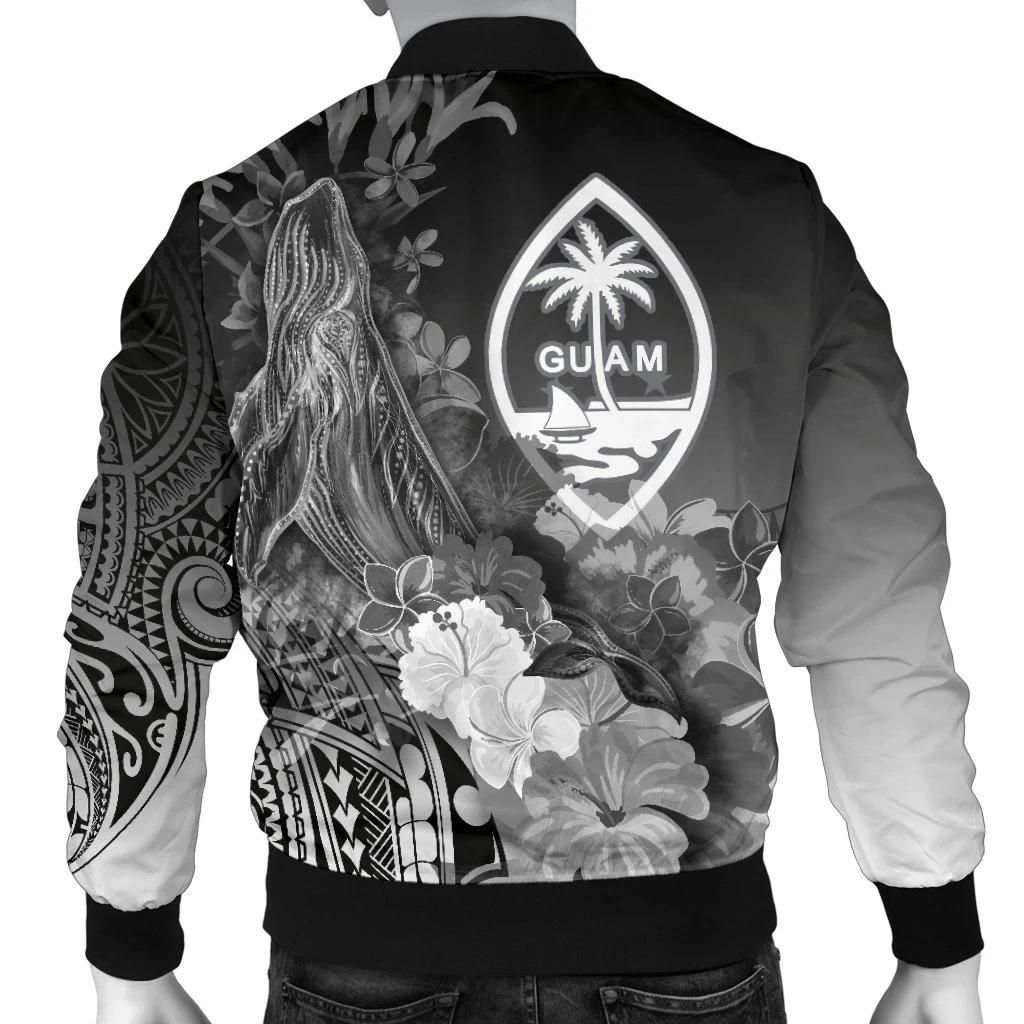 Bomber-Jacket-Guam-Custom-Personalised-Humpback-Whale-with-Tropical-Flowers-White-BN18-Bomber-Jacket-1