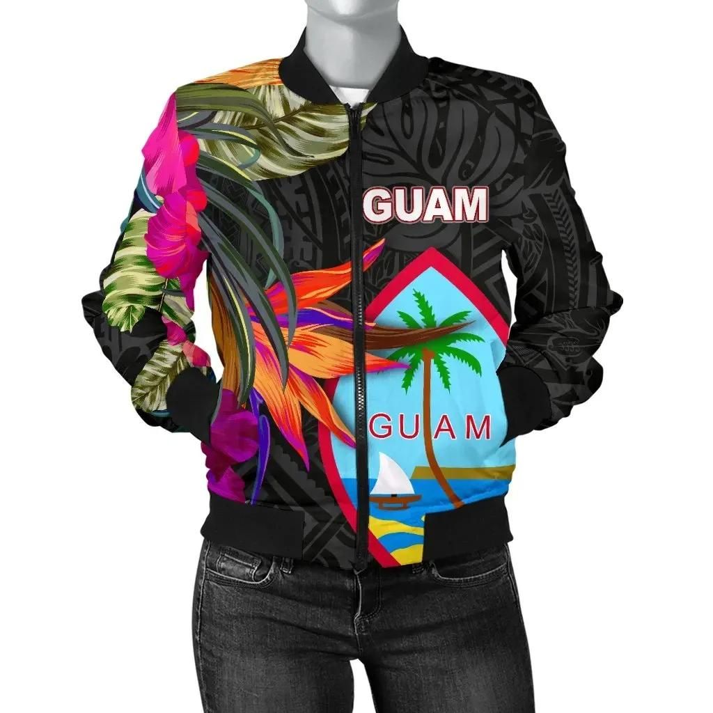 Bomber-Jacket-Guam-Hibiscus-Polynesian-Pattern-BN39-Bomber-Jacket-1