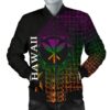 Bomber Jacket Hawaii - Kanaka Maoli Rocket Style - BN1828 Bomber Jacket