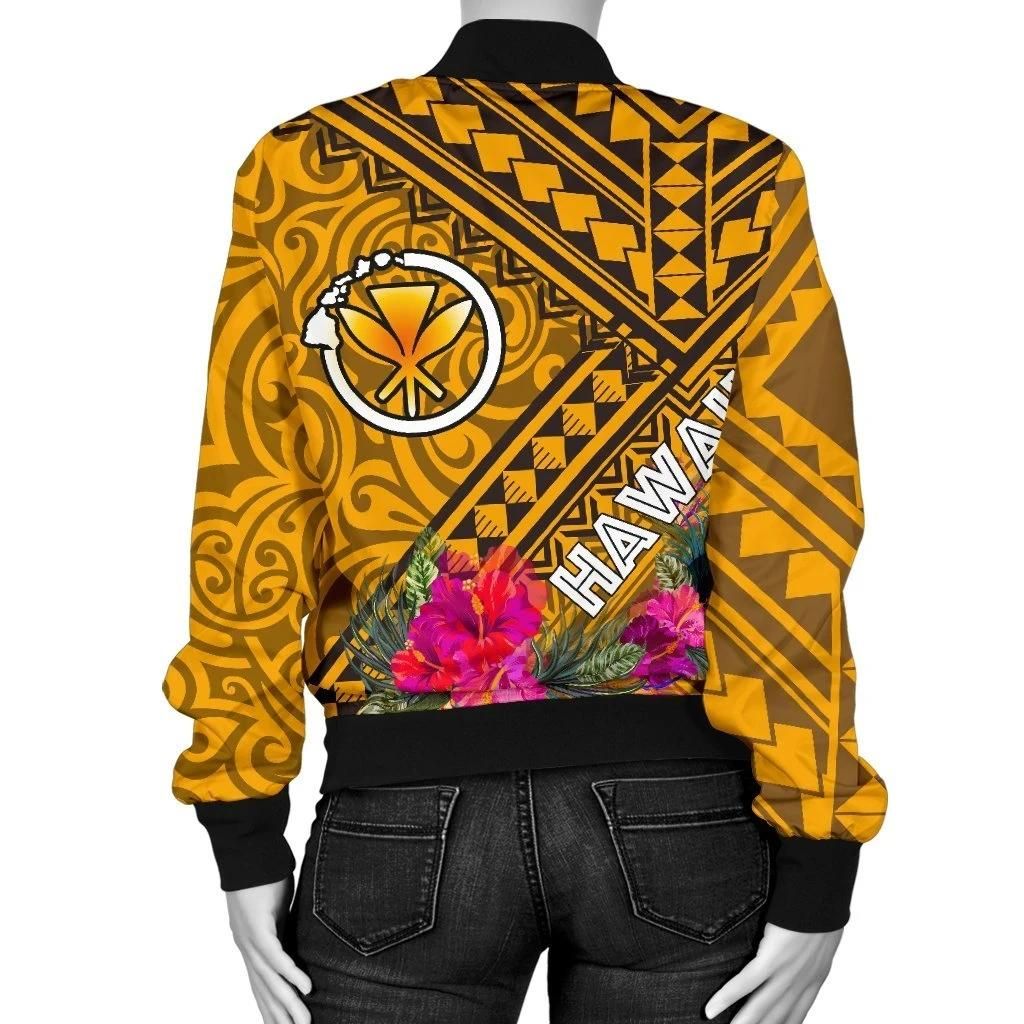 Bomber-Jacket-Hawaii-Kanaka-Maoli-With-Hibiscus-On-Polynesian-Patterns-YELLOW-BN25-Bomber-Jacket-1
