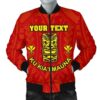 Bomber Jacket Hawaii Mauna Kea Custom Personalised - Tiki Mask - BN12 Bomber Jacket
