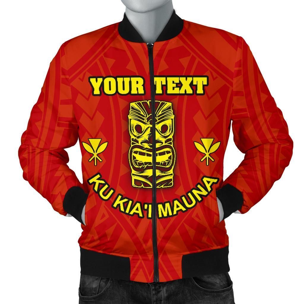 Bomber Jacket Hawaii Mauna Kea Custom Personalised - Tiki Mask - BN12 Bomber Jacket Bomber Jacket Hawaii Mauna Kea Custom Personalised - Tiki Mask - BN12 Bomber Jacket