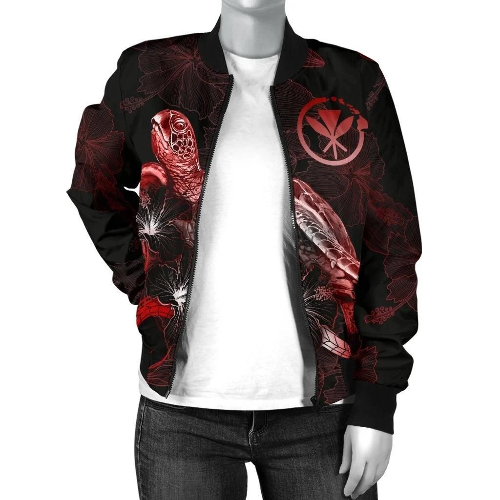 Bomber-Jacket-Hawaii-Polynesian-Turtle-With-Blooming-Hibiscus-Red-BN22-2