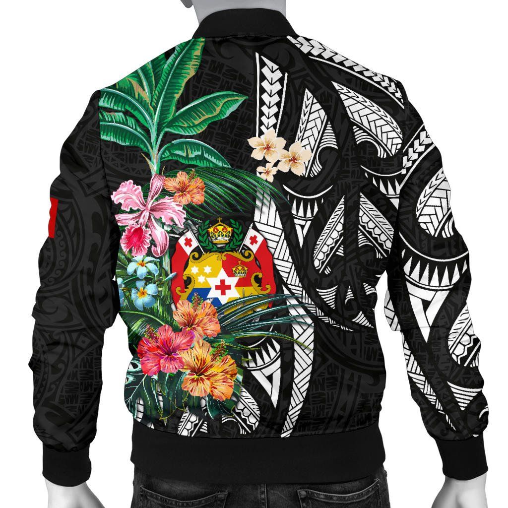 Bomber-Jacket-Hoodie-Tonga-Coat-Of-Arms-Polynesian-With-Hibiscus-Th5-1