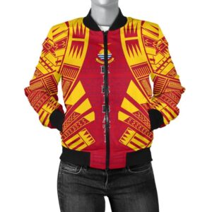 Bomber Jacket Kiribati Polynesian Tattoo Flag - BN0110 Bomber Jacket