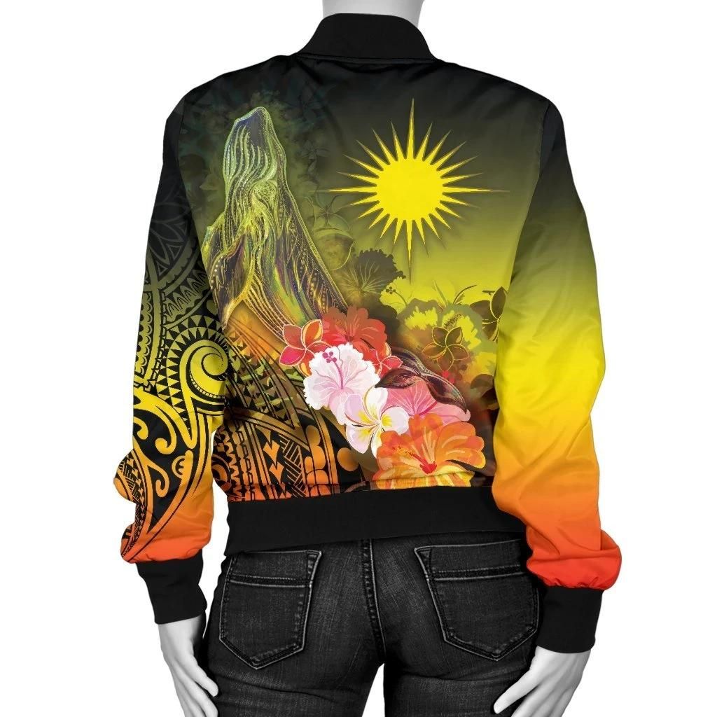 Bomber-Jacket-Marshall-Islands-Humpback-Whale-with-Tropical-Flowers-Yellow-BN18-Bomber-Jacket-1