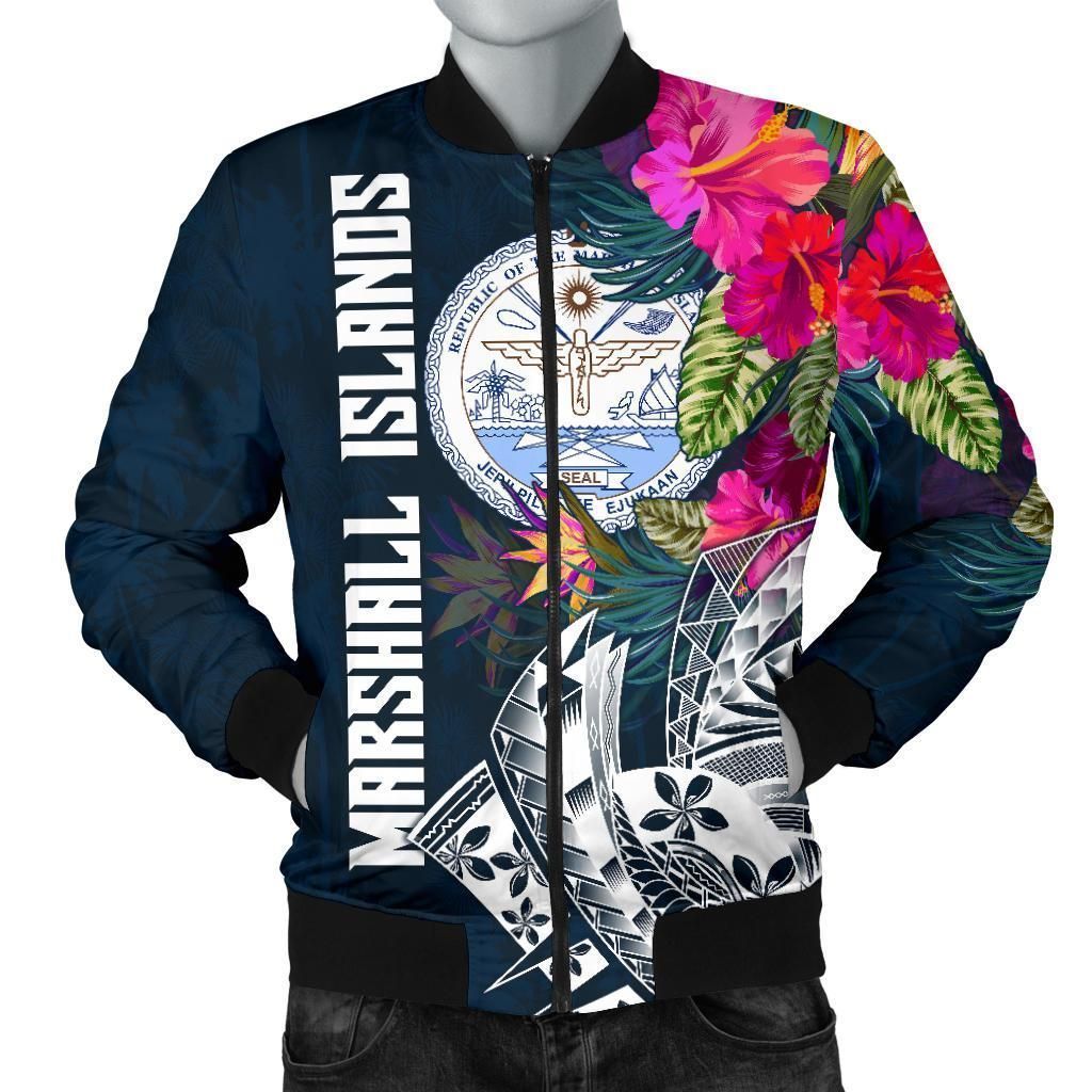 Bomber Jacket Marshall Islands - Marshall Islands Summer Vibes-BN15 Bomber Jacket Bomber Jacket Marshall Islands - Marshall Islands Summer Vibes-BN15 Bomber Jacket