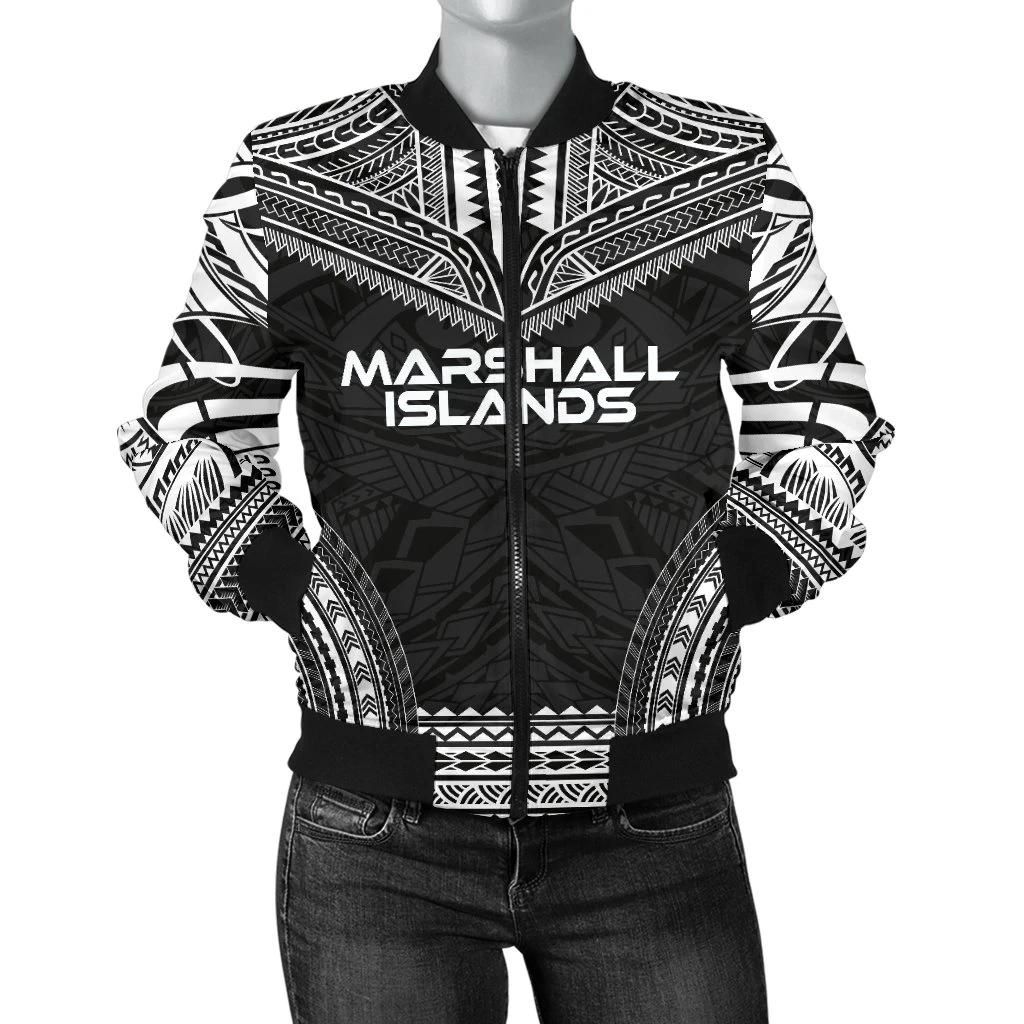 Bomber Jacket Marshall Islands Polynesian Chief - Black Version - Bn10 Bomber Jacket Marshall Islands Polynesian Chief - Black Version - Bn10