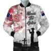Bomber Jacket New Zealand Anzac - We Will Remember Them - BN15 Bomber Jacket