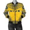 Bomber Jacket Niue Flag Polynesian Chief - Bn10 Bomber Jacket