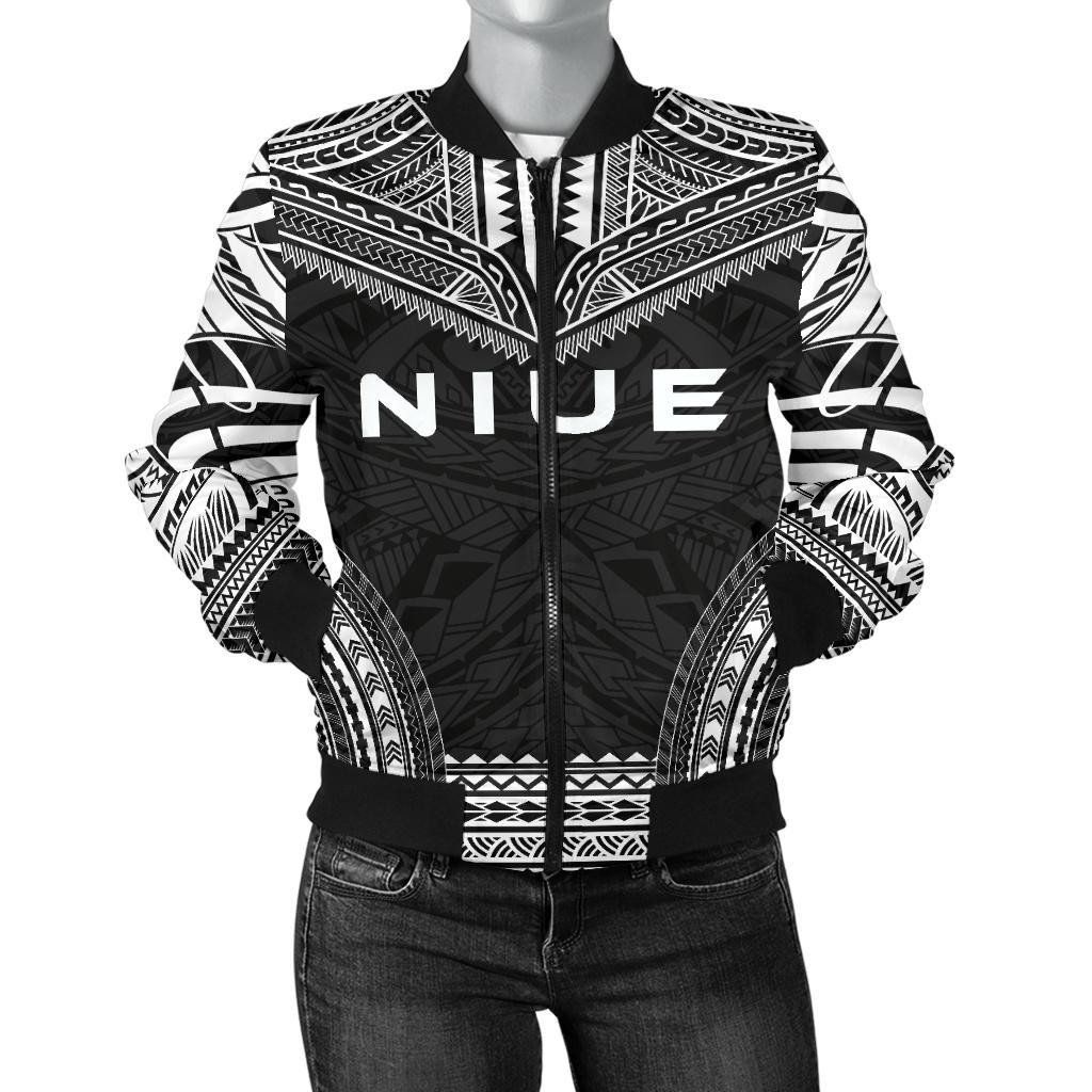 Bomber Jacket Niue Polynesian Chief - Black Version - Bn10 Bomber Jacket Bomber Jacket Niue Polynesian Chief - Black Version - Bn10 Bomber Jacket
