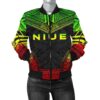 Bomber Jacket Niue Polynesian Chief - Reggae Version - Bn10 Bomber Jacket