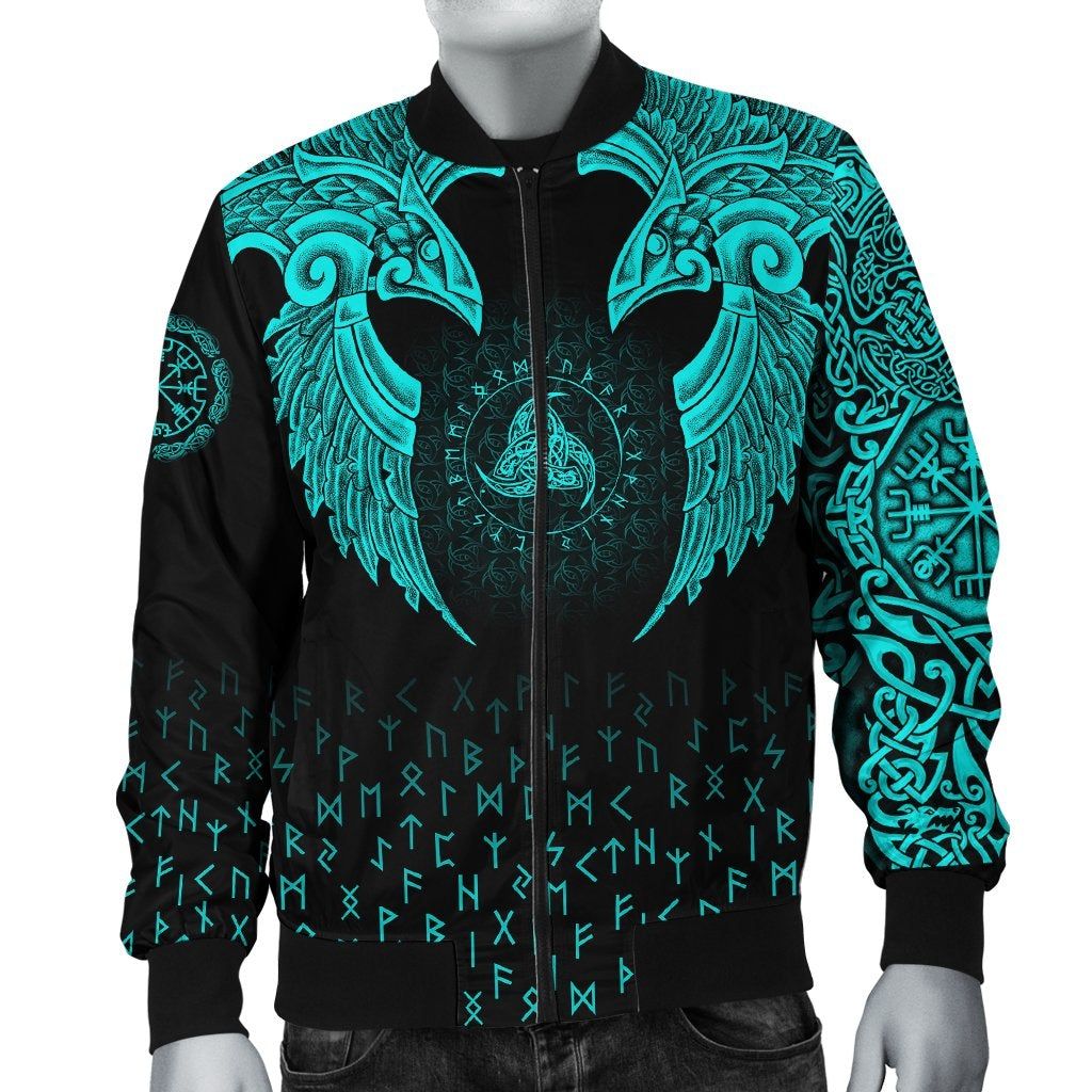Bomber Jacket - Nordic Raven Tattoos A7 Bomber Jacket Bomber Jacket - Nordic Raven Tattoos A7 Bomber Jacket