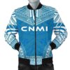 Bomber Jacket Northern Mariana Islands Flag Polynesian Chief - Bn10 Bomber Jacket