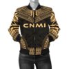 Bomber Jacket Northern Mariana Islands Polynesian Chief - Gold Version - Bn10 Bomber Jacket
