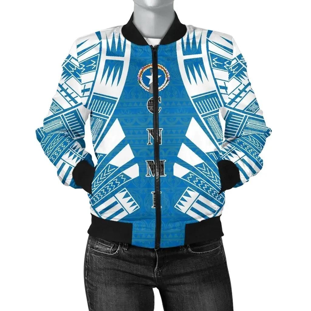 Bomber Jacket Northern Mariana Islands Polynesian Tattoo Flag - BN0110 Bomber Jacket Bomber Jacket Northern Mariana Islands Polynesian Tattoo Flag - BN0110 Bomber Jacket