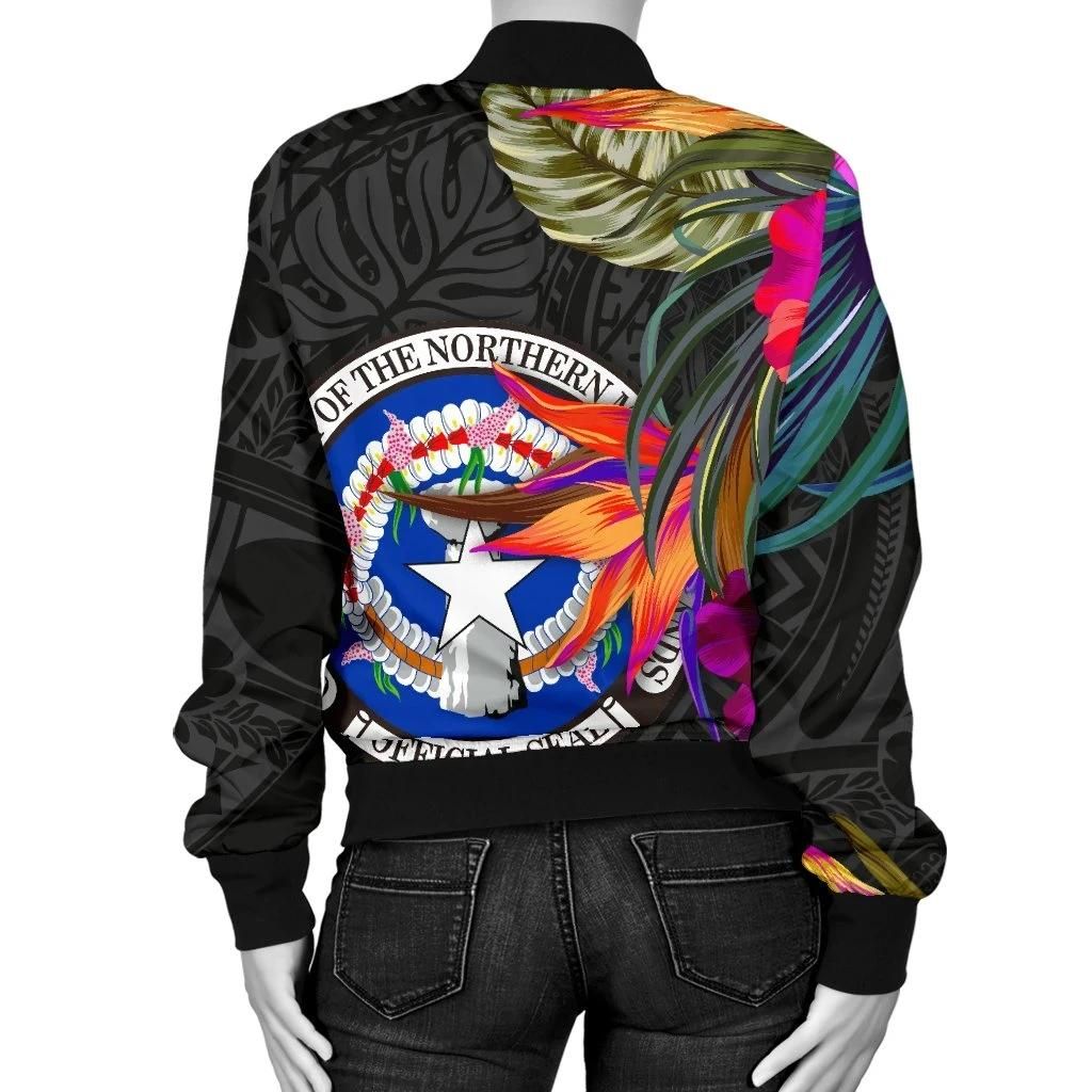 Bomber-Jacket-Northern-Mariana-Islands-Saipan-Hibiscus-Polynesian-Pattern-BN39-Bomber-Jacket-2